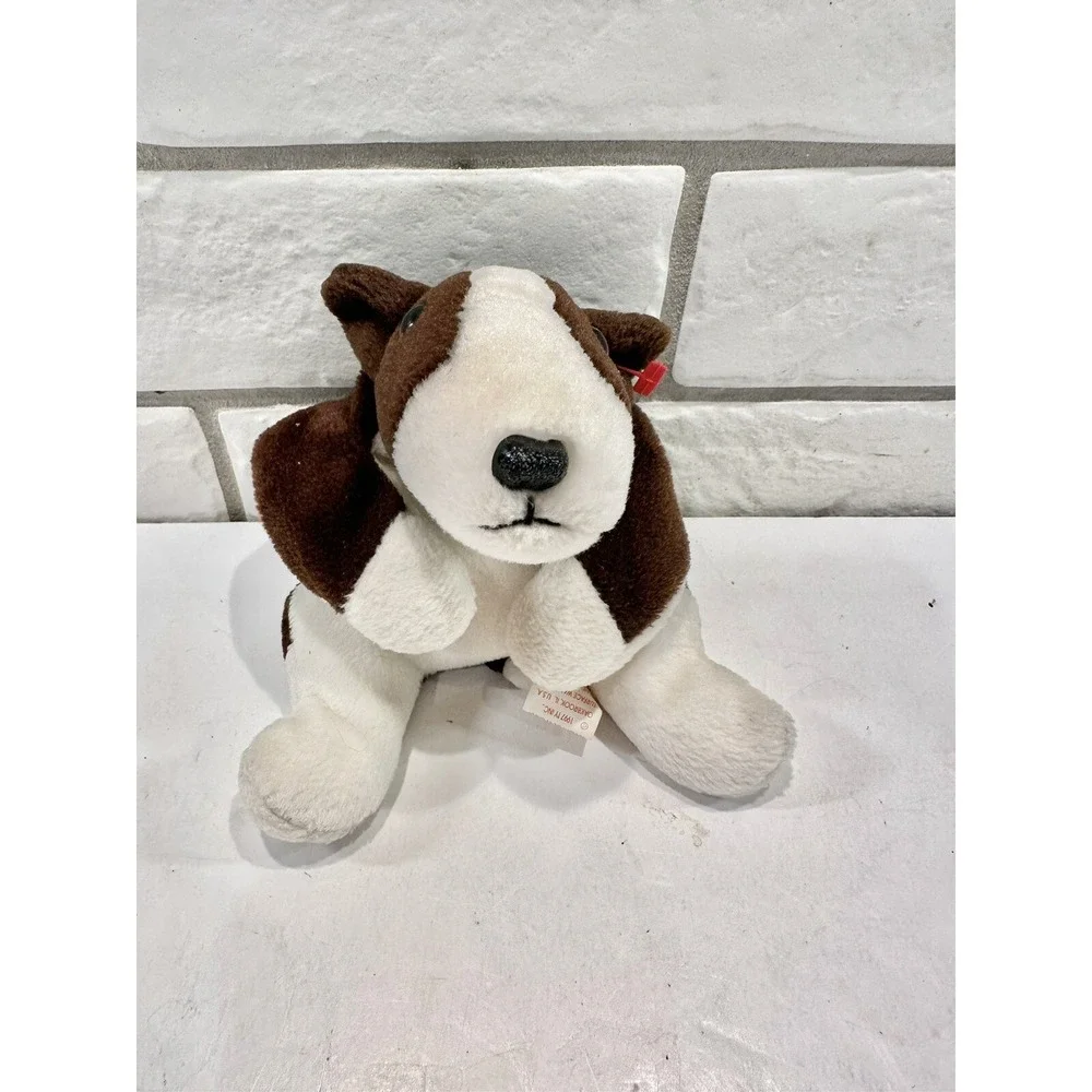 Lot Of 6, TY Beanie Babies, Bruno, Mel, Peanut, Derby,‎ Wrinkles Kicks